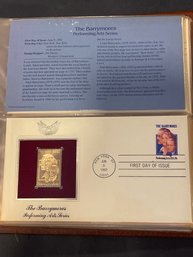 Golden Replicas Of United States Stamps 22kt Gold - Lot Of 7
