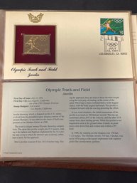 Golden Replicas Of United States Stamps 22kt Gold - Lot Of 4