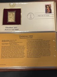 Golden Replicas Of United States Stamps 22kt Gold - Lot Of 4
