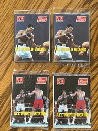 1991 All World Boxing Unopened Packs Lot Of (4)