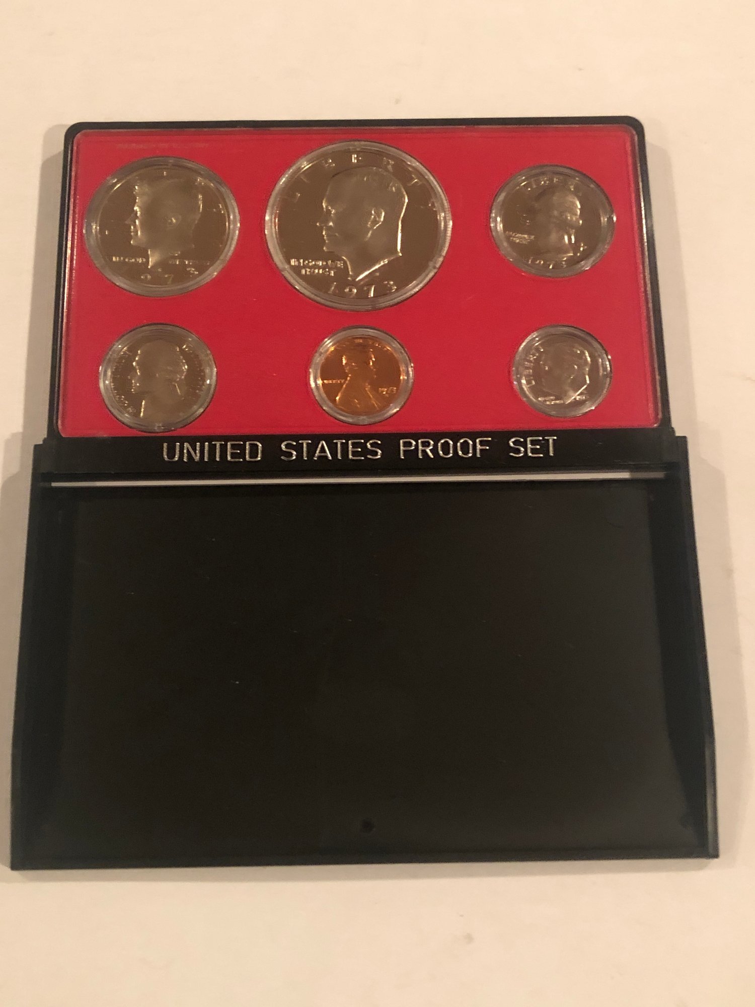 1973 United States Mint State Proof Set #14830 | Auctionninja.com
