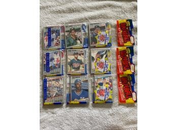 1989 Fleer Rack Pack Lot Of 3. Griffey JR Rookie?