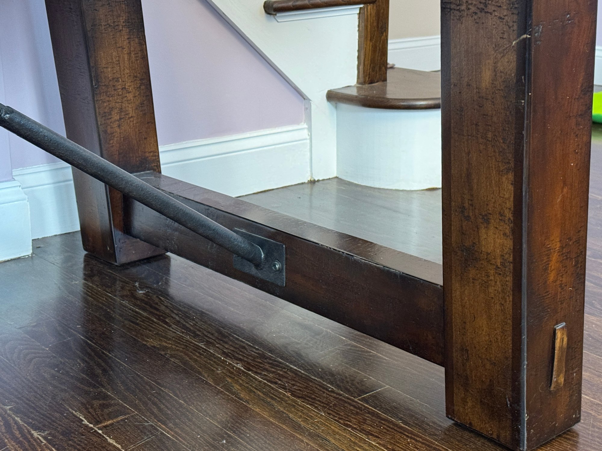 Pottery Barn Benchwright Extending Dining Table Dark Wood Dining Table ...