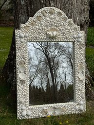 Very Large Vintage Seashell Wall Mirror