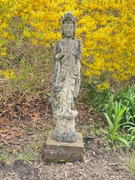 Cast Concrete Garden Statue - Bodhisattva Guan Yin