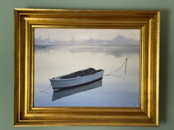 Framed Signed Oil On Linen - Walter T Scott Jr.  - Misty Morning - Purchased For $890.00 - 2006