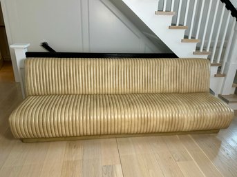 Custom Light Tan Cartier Sofa - Purchased For $19,500.00
