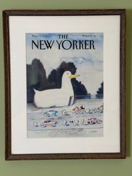 Framed New Yorker Cover Print - May 11, 1987 - The Big Duck - Steinberg