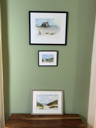 Set Of Three Emma Coppersmith Watercolors