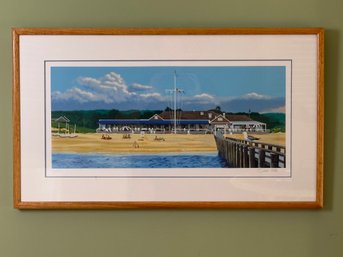 *AMENDED* Framed Signed Numbered Print - Dean Ellis - 6/150 - **Devon Yacht Club, Amagansett, NY**