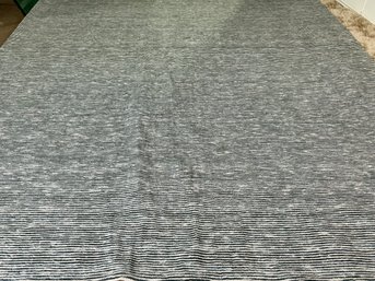 Crate & Barrel Turin Rug - Navy & White