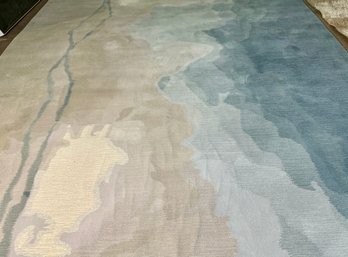 Loloey Area Rug - Cream & Blues