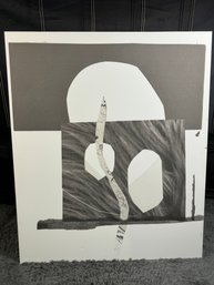 Large Photo On Canvas Over Wood Frame Print - Grayscale