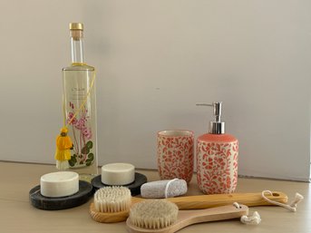 Assemblage Of Bathroom Decor