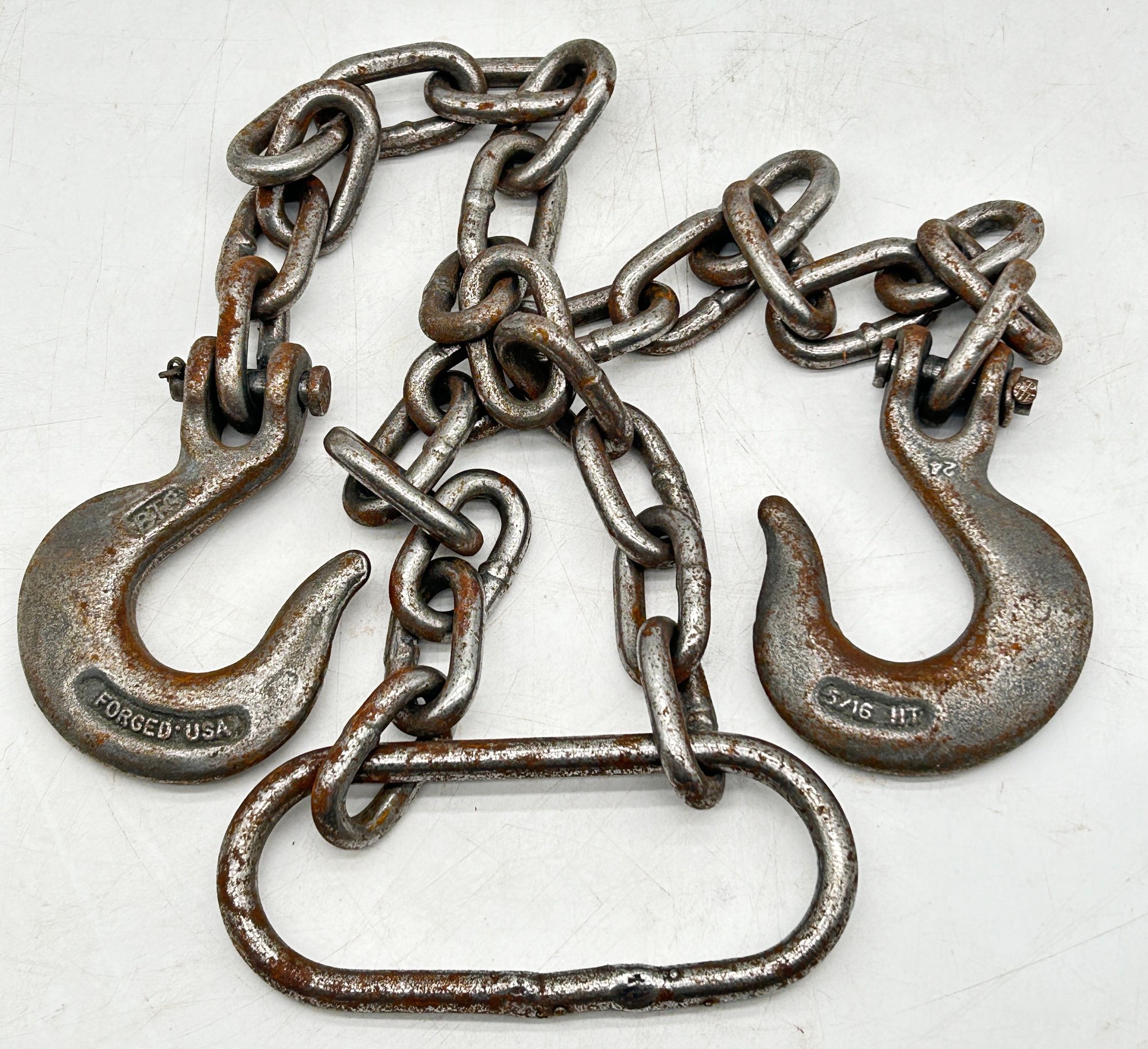 BTC 2-Hook 5/16 HT Short Lifting Chain, 48