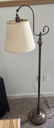 Vintage Brass Floor Lamp, 54'H, Works, Light Arm Need To Be Reattached