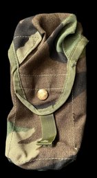 Military Double 30 Round  Magazine Pouch In Camouflage - For M1A2 Magazines