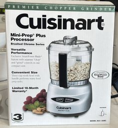 Cuisinart Mini-Prep Plus Brushed Chrome Series Processor, In Original Box