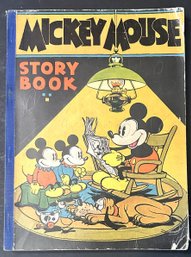 Rare! 1931 First Edition Mickey Mouse Story Book  - Publised By David McKay Co. 6.25' X 8.5' - 62 Pp