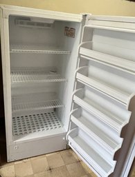 Frigidaire Upright Freezer, Working Condition, 28' X 26' X 59.75'H