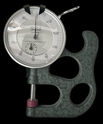 Vintage Teclock SM-112 Dial Thickness Gauge In Original Box