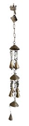 Bell And Bead Wind Chime - 24' High - Made In India