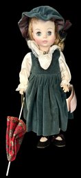 Large Madam Alexander Doll - 'Bellows Anne' With Japanese Parasol - 13' High - Has Original Tag - No Box
