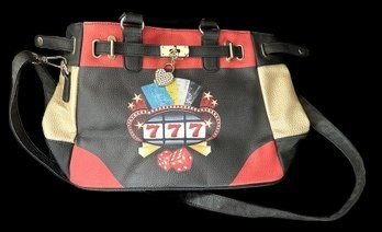 Ladies Pocketbook From Foxwoods Casino - Lucky Logos On Front
