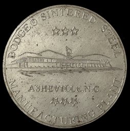 Dodge Sintered Steel Taper-Lock Paperweight, 3' Diam.