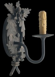 Stunning Heavy Bronze Oakleaf & Acorn Design, Kevin Clark, Hardwired Electric Wall Scone, 5' X 8'H