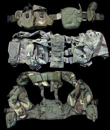 3 Military Quipment Belts: Belt - Individual Equipment - First Aid Kit - Vest Tactical Load Bearing -enhanced