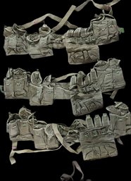Three Military Ammunition Bandoliers - AI Identifies Them As Chinese Type 56 Bandoliers