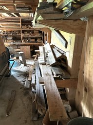 Large Lot Of Wood - Different Types And Sizes