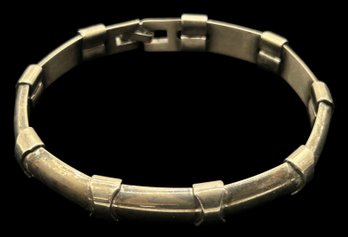 Vintage Solid Sterling Silver .925 Bracelet, 7-3/8'L, 21.76 Dwt