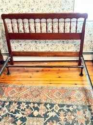 Full Size Spindle Head Board And Frame, 54' X 72' X 38.5'H
