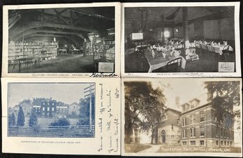 Four Postcards Relating To Delaware College In Newark, Delaware - See Descriptions ----