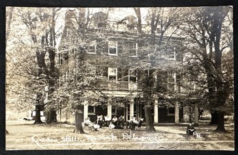 Antique Real Photo Postcard From Newark, Del. By Ed. Herbener - Reads 'Linden Hall Newark, Delaware'