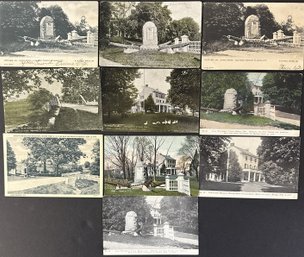 Lot Of 10 Postcards Relating To The 1776 Battle Of Cooch's Bridge - Varied Cards - Some Postmarked 1905-1910