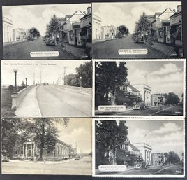 Group Of Six 1940-1950's Postcards From Newark, Delaware - 4 Different Views - See Images