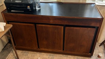 Walnut Credenza Server - 2-Drawers-Over-2-Doors, 52' X 19' X 30.75'H