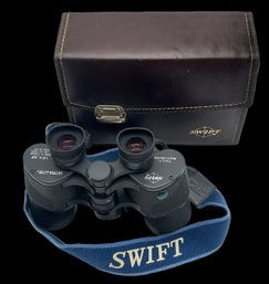 Vintage Pair Swift Model 762 Ultra Lite Field Glasses, 10 X .42,  In Case,