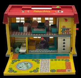 Vintage Fisher-Price Children's Hospital Doll House, With Contents, 14' X 5.5' X 9'H