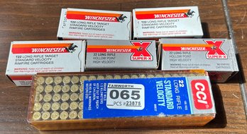 T22 & 22 Long Rifle Ammunition, As Pictured