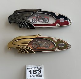 Two Harley-davidson Collector's Knives