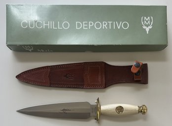 Eladio Muela Crafted Brama Special Edition Fixed 8' Blade & Sheath, Serial #426, W/Box & Papers