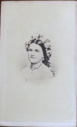 1860's CDV Of Mary Lincoln - Wife Of President Abraham Lincoln