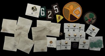 Vintage Girls Scout Lot OF Badges, Membership Pins And Service Years Awards, 5, 10, 20 & 25