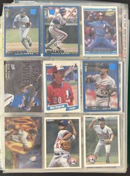 Group Of Over 800 Baseball Cards In A Notebook And Loose Plus Other Non-sports Cards