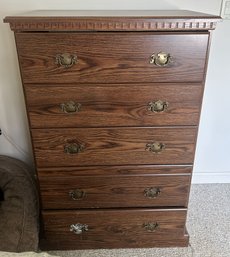 5-Drawer Tall Dresser Chest, 29.5' X 17.25' X 44.5'H