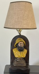 Old Salt Nautical Themed Table Lamp Or Wall Sconce, 17.25'H, Works